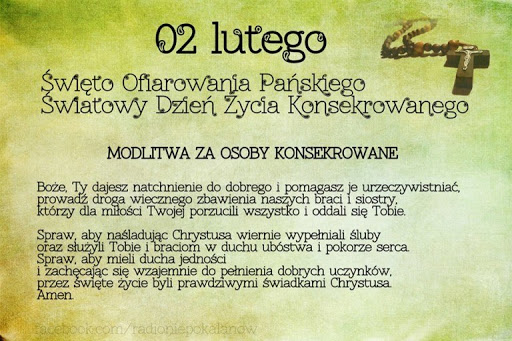 You are currently viewing Święto Ofiarowania Pańskiego. Światowy Dzień Życia Konsekrowanego.