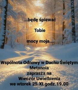 Read more about the article Zaproszenie na Adorację i Wieczór Uwielbienia
