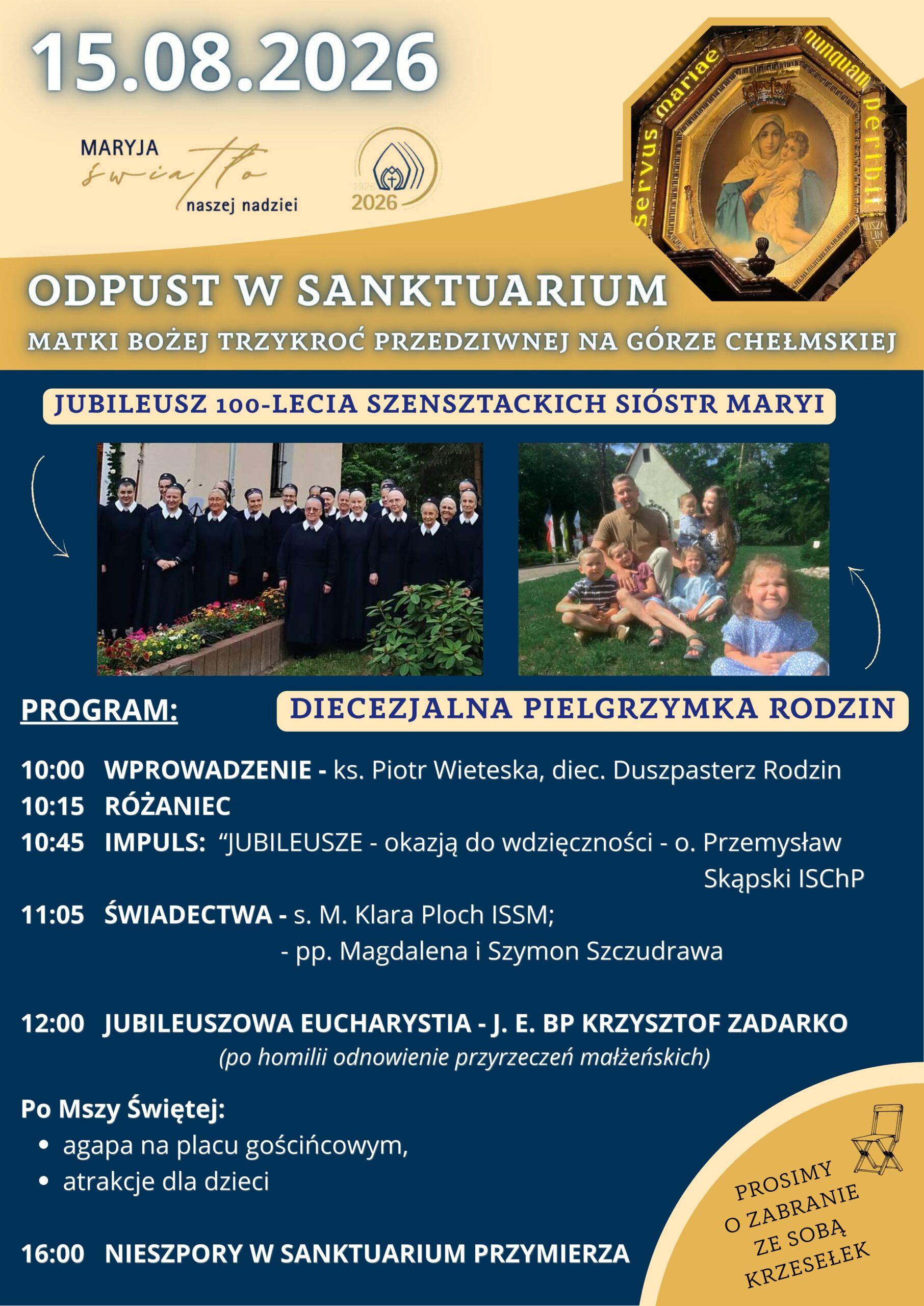 You are currently viewing Zaproszenie Biskupa Diecezjalnego Krzysztofa Zadarki na Pielgrzymkę Rodzin w roku 2026